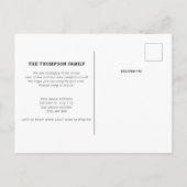 Bewegend Antiek huis Aankondigingskaart (Achterkant)