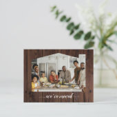 Bewegend Antiek huis Aankondigingskaart (Staand voorkant)