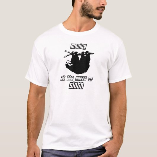 Bewegend bij de Snelheid van Sleuf T-shirt (Voorkant)