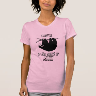 Bewegend bij de Snelheid van Sleuf T-shirt