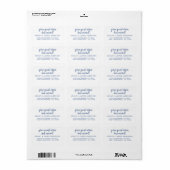 Bewegend de Zaal van de Gast van de Aankondiging B Etiket (Full Sheet)