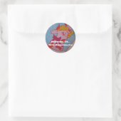 Bewegend op....met chiropractisch ronde sticker (Tas)