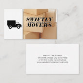 Bewegend vrachtwagen | Boxen Visitekaartje (Voorkant / Achterkant)