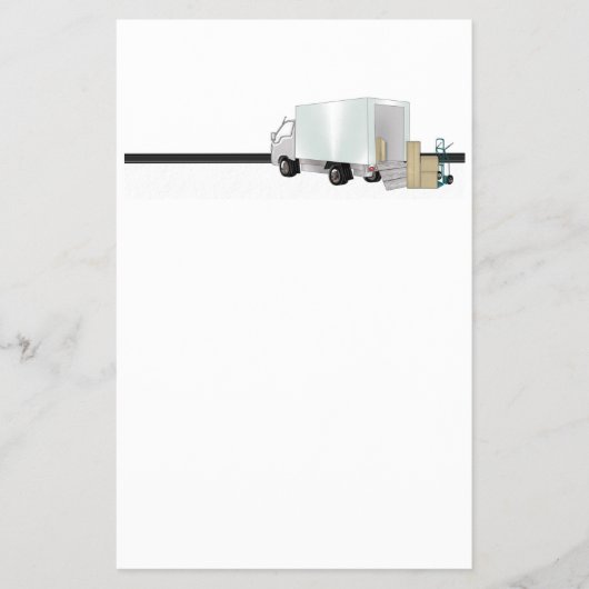 Bewegend vrachtwagen flyer (Voorkant)