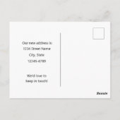 Bewegende aankondiging Alabama Yellowhammer Camell Briefkaart (Achterkant)