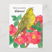 Bewegende aankondiging Alabama Yellowhammer Camell Briefkaart (Voorkant)