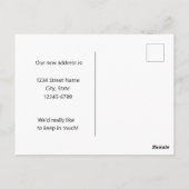 Bewegende aankondiging Arkansas Mockingbird Flower Briefkaart (Achterkant)