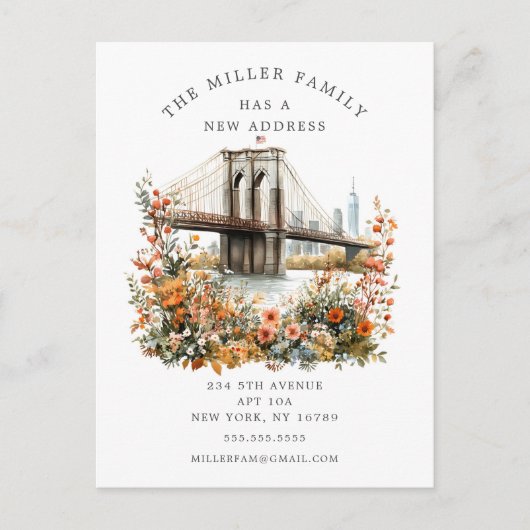 Bewegende aankondiging Brooklyn Bridge (Voorkant)