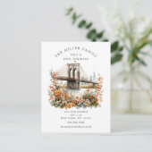 Bewegende aankondiging Brooklyn Bridge (Staand voorkant)