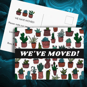 BEWEGENDE AANKONDIGING Cactussen Houseplants Patro Briefkaart