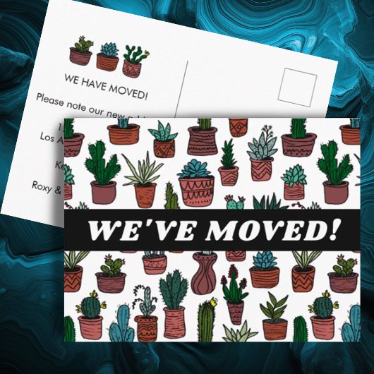 BEWEGENDE AANKONDIGING Cactussen Houseplants Patro Briefkaart