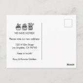 BEWEGENDE AANKONDIGING Cactussen Houseplants Patro Briefkaart (Achterkant)