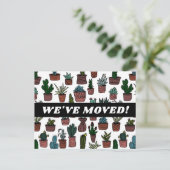 BEWEGENDE AANKONDIGING Cactussen Houseplants Patro Briefkaart (Staand voorkant)