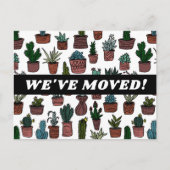 BEWEGENDE AANKONDIGING Cactussen Houseplants Patro Briefkaart (Voorkant)