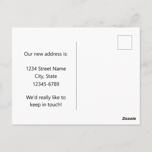 Bewegende aankondiging California Quail Poppies Briefkaart (Achterkant)