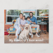 Bewegende aankondiging Dog Persoonlijke foto van h (Voorkant)