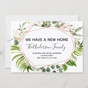 Bewegende aankondiging Eucalyptus Greenery Geometr