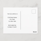 Bewegende aankondiging Florida Mockingbird Sunshin Briefkaart (Achterkant)