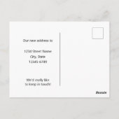 Bewegende aankondiging Idaho Mountain Bluebird Flo Briefkaart (Achterkant)