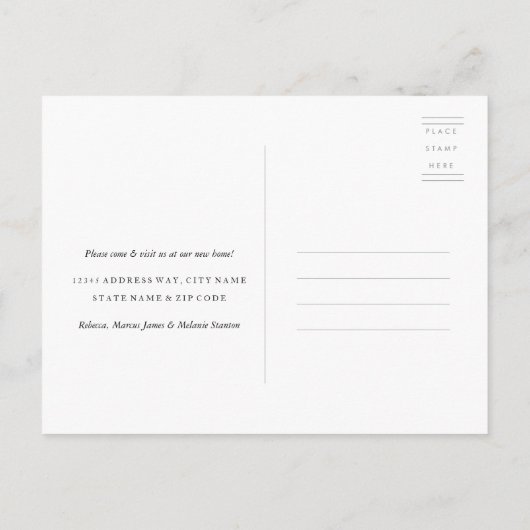 Bewegende aankondiging Irish Blessing Briefkaart (Achterkant)