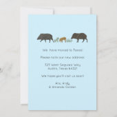 BEWEGENDE AANKONDIGING Javelina Familie Zuidwest (Achterkant)