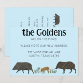 BEWEGENDE AANKONDIGING Javelina Familie Zuidwest (Voorkant / Achterkant)