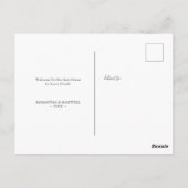 Bewegende Aankondiging Kaarten Waterverf Cactus (Achterkant)