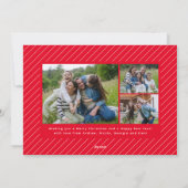 Bewegende aankondiging kerstkaart met 4 foto's (Achterkant)