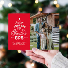 Bewegende aankondiging kerstkaart met 4 foto's