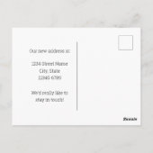 Bewegende aankondiging Maryland Baltimore Oriole Briefkaart (Achterkant)