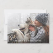 Bewegende aankondiging met je huisdier Voeg je fot (Voorkant)