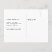 Bewegende aankondiging met je huisdier Voeg je fot Briefkaart (Achterkant)