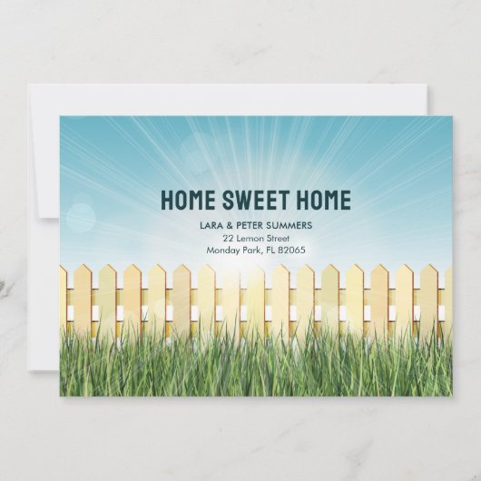 Bewegende aankondiging met piket hek en vuurpijlen (Voorkant)