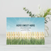 Bewegende aankondiging met piket hek en vuurpijlen (Staand voorkant)