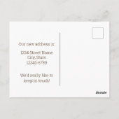 Bewegende Aankondiging Nebraska Meadowlark Goldenr Briefkaart (Achterkant)