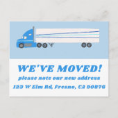 BEWEGENDE AANKONDIGING NIEUW ADRES Schattigee Truc Briefkaart (Voorkant)