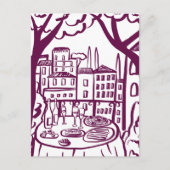 BEWEGENDE AANKONDIGING Nieuw Appartement Adres Bal Briefkaart (Voorkant)