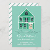 Bewegende aankondiging Nieuwe thuisfeestdag groen (Voorkant / Achterkant)