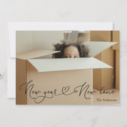 Bewegende aankondiging nieuwjaar nieuw startpunt (Voorkant)