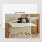 Bewegende aankondiging nieuwjaar nieuw startpunt (Voorkant / Achterkant)