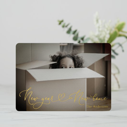 Bewegende aankondiging nieuwjaar nieuw startpunt (Staand Voorkant)