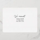 Bewegende aankondiging nieuwjaar nieuw startpunt (Achterkant)