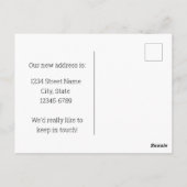 Bewegende Aankondiging Ohio Kardinaal Rode Anjers Briefkaart (Achterkant)