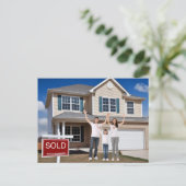 Bewegende aankondiging Pas ons gezin aan (Staand voorkant)