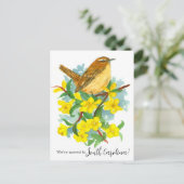 Bewegende aankondiging Pennsylvania Ruffed Grouse Briefkaart (Staand voorkant)