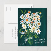 BEWEGENDE AANKONDIGING Schattige Daisy Boeket Hand Briefkaart (Voorkant / Achterkant)