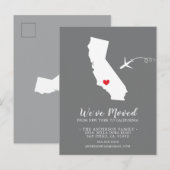 Bewegende aankondiging | State California Post Kaa (Voorkant / Achterkant)