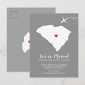 Bewegende Aankondiging State South Carolina Post K (Voorkant / Achterkant)