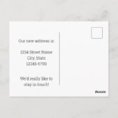 Bewegende Aankondiging Texas Mockingbird Bluebonne Briefkaart (Achterkant)