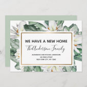 Bewegende aankondiging tropische bloemen (Voorkant / Achterkant)